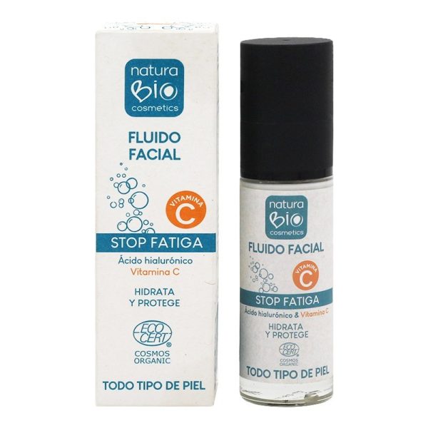 Fluido Facial Stop Fatiga Vitamina C NaturaBIO Cosmetics