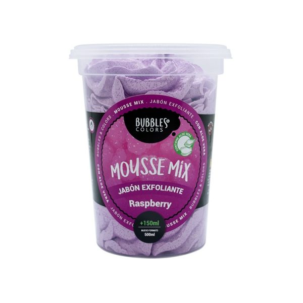 Mousse Jabon Exfoliante Raspberry 1