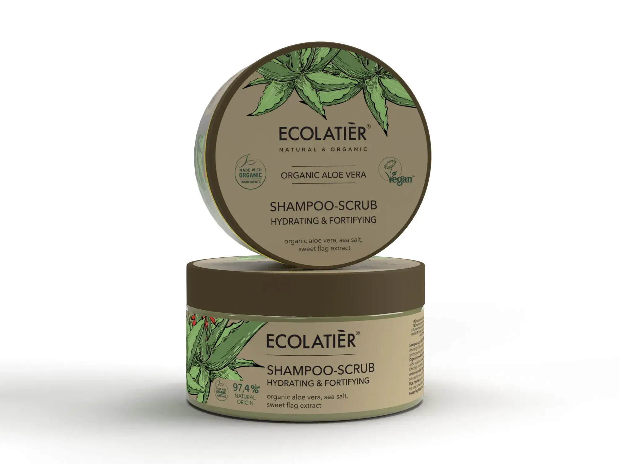 Champú Exfoliante con Aloe Vera Orgánico ECOLATIER