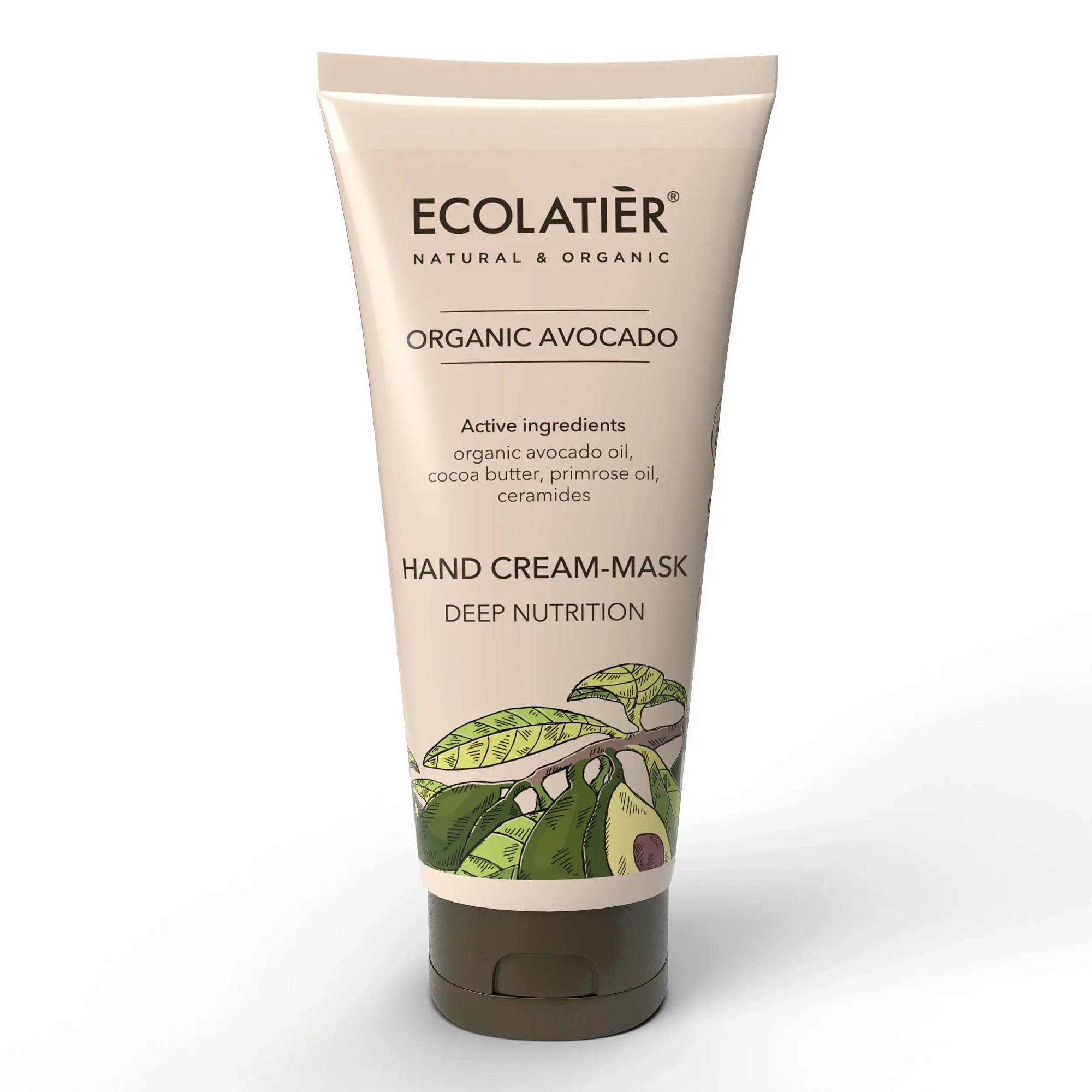Crema Mascarilla de Manos con Aguacate Orgánico ECOLATIER